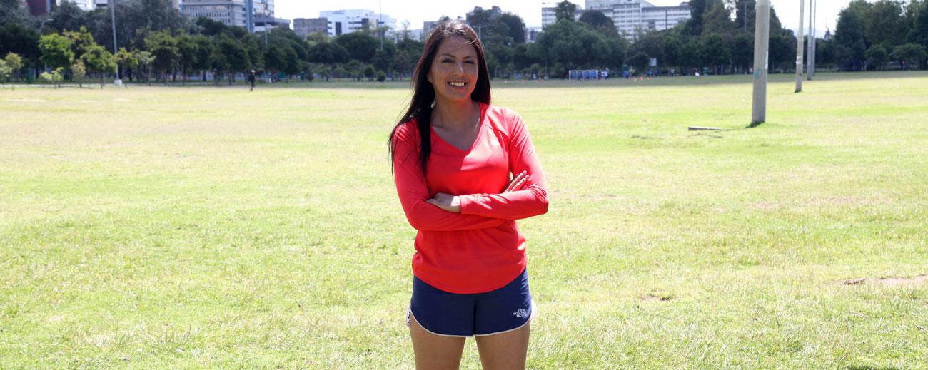 Miriam Pozo es deportista de alto rendimiento y participa en carreras de trail. Foto: Misael Morales / Familia