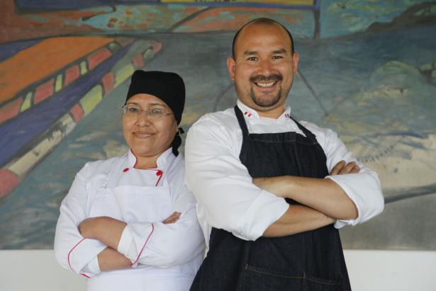 Higenia Ayamamani y Jesus Rojas, chefs peruanos