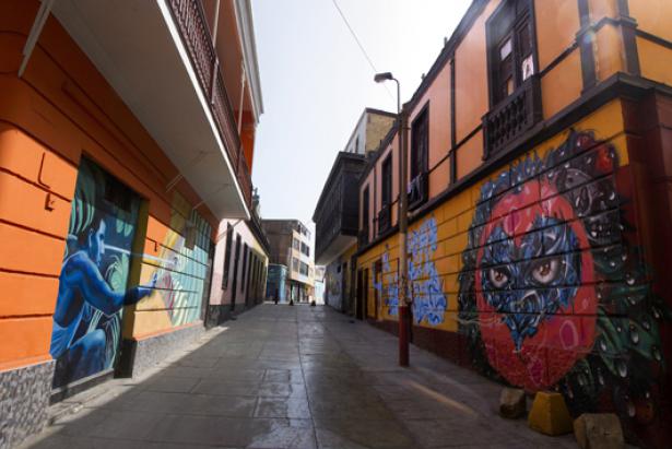Graffiti en las calles de La Punta. Foto: Fernando López
