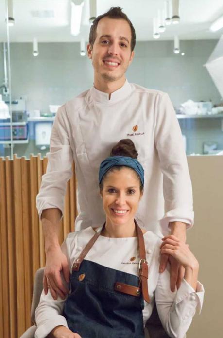 Carolina Sánchez e Iñaki Murua elaboran el menú del restaurante Ikaro. Foto: Cortesía Ikaro