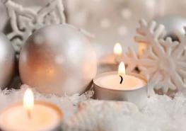 Hay que asegurarse de apagar las luces y velas que se enciendan en las celebraciones de Navidad y Fin de Año. Foto: Pixabay